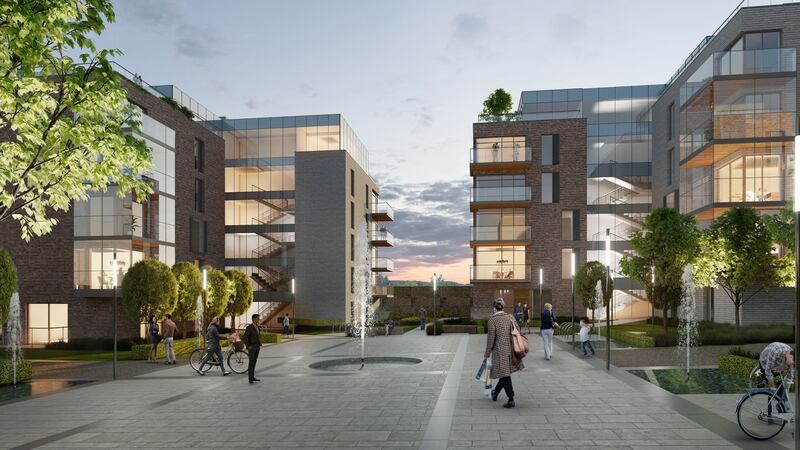The Walled Garden in Dundrum, Dublin 16 will consist of 142 apartments set within four blocks.